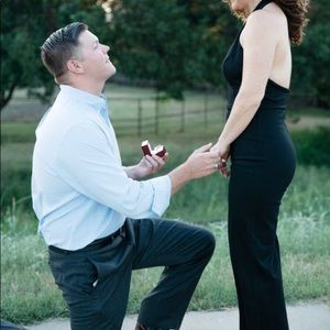 Sporano Halter black jumpsuit